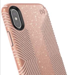 Speck case iPhone X presidio grip + glitter